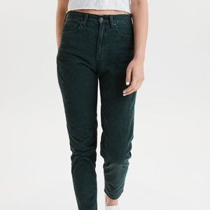 American Eagle Corduroy Mom Jeans